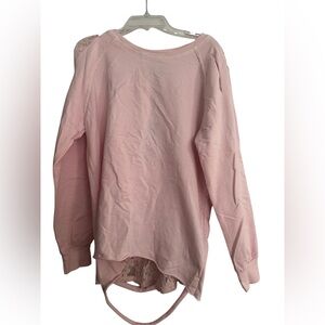 NWT Venti6 Women’s Pink Lace-Trim Pullover Top